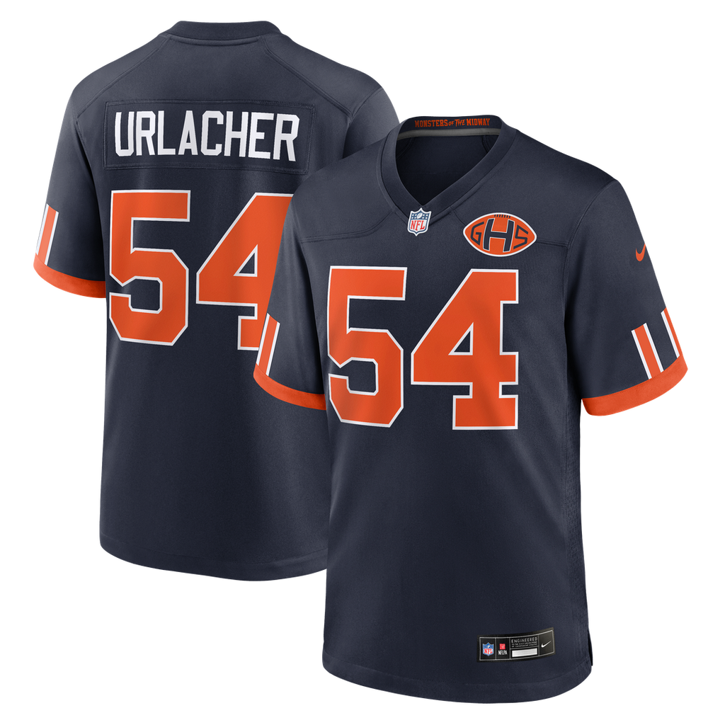 Chicago Bears Brian Urlacher Nike Navy 2026 Rivalries Collection Game Jersey - product image 1