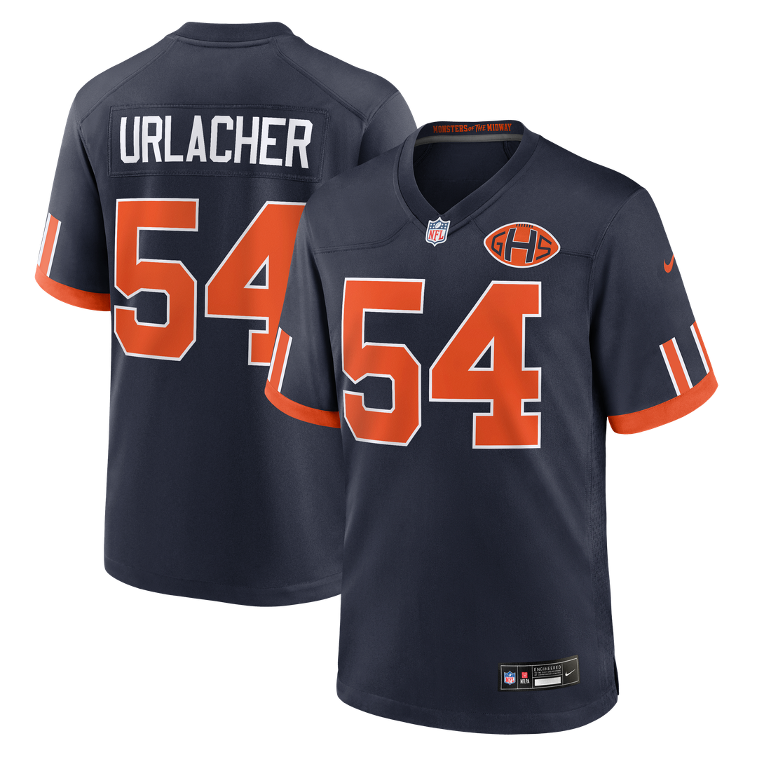 Chicago Bears Brian Urlacher Nike Navy 2026 Rivalries Collection Game Jersey - product image 1