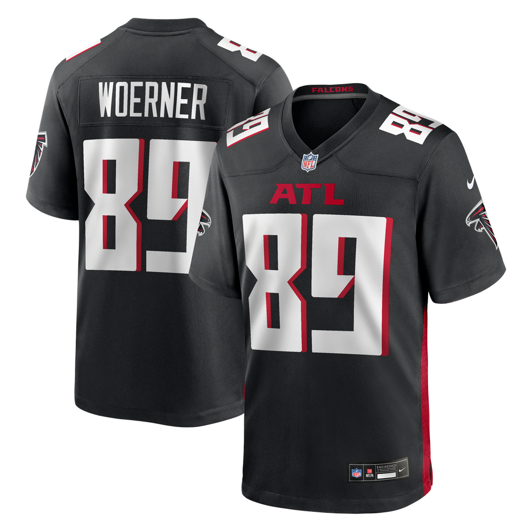 Atlanta Falcons Charlie Woerner Nike Black Game Jersey - product image 1