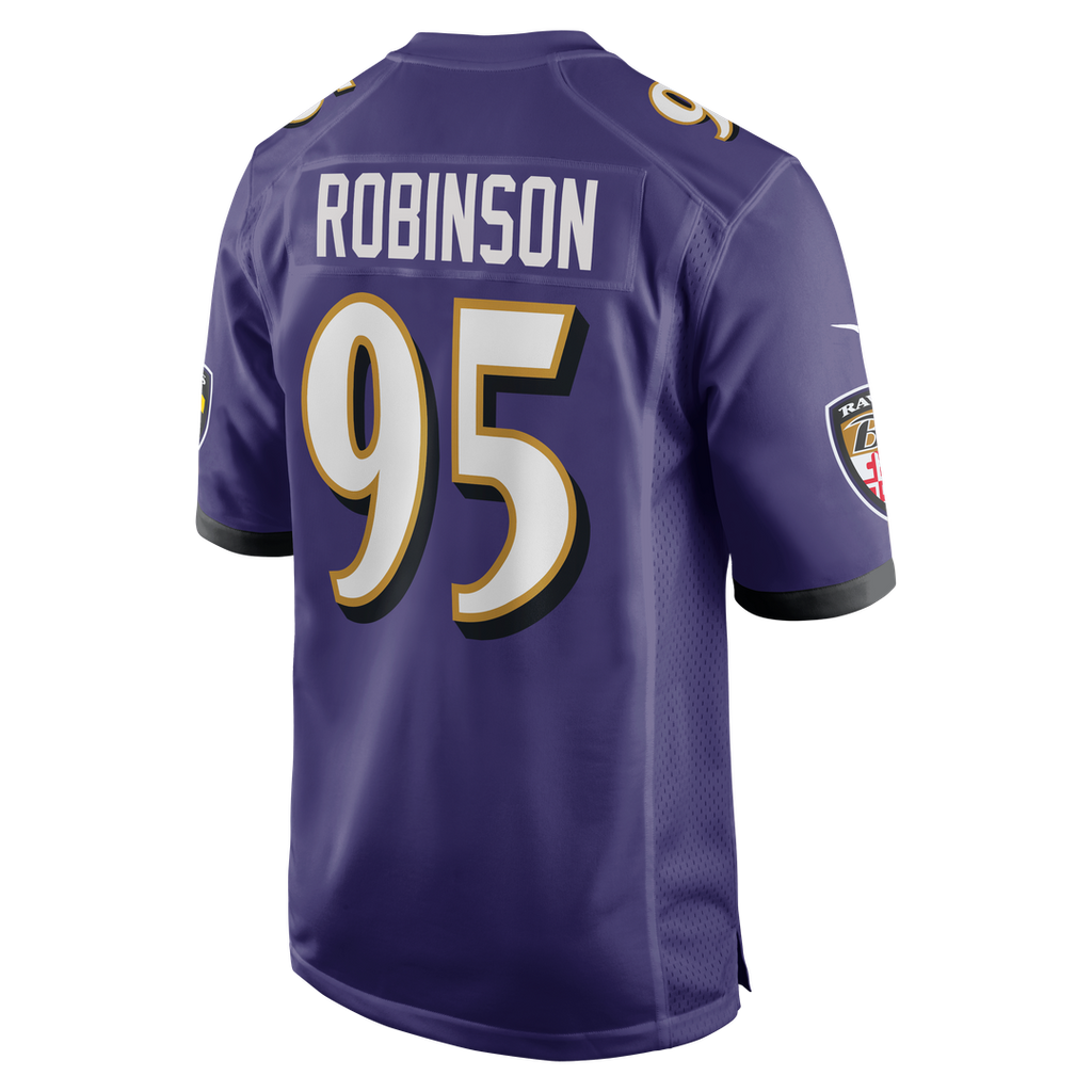 Baltimore Ravens Tavius Robinson Nike Purple Team Game Jersey - product image 3