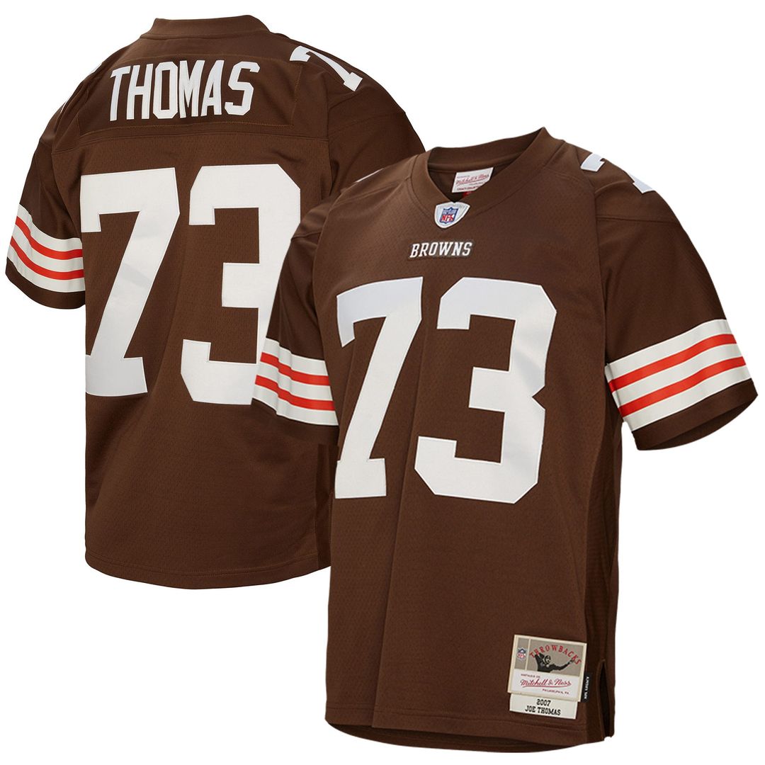 Cleveland Browns Joe Thomas Mitchell & Ness Brown Legacy Replica Jersey - product image 1
