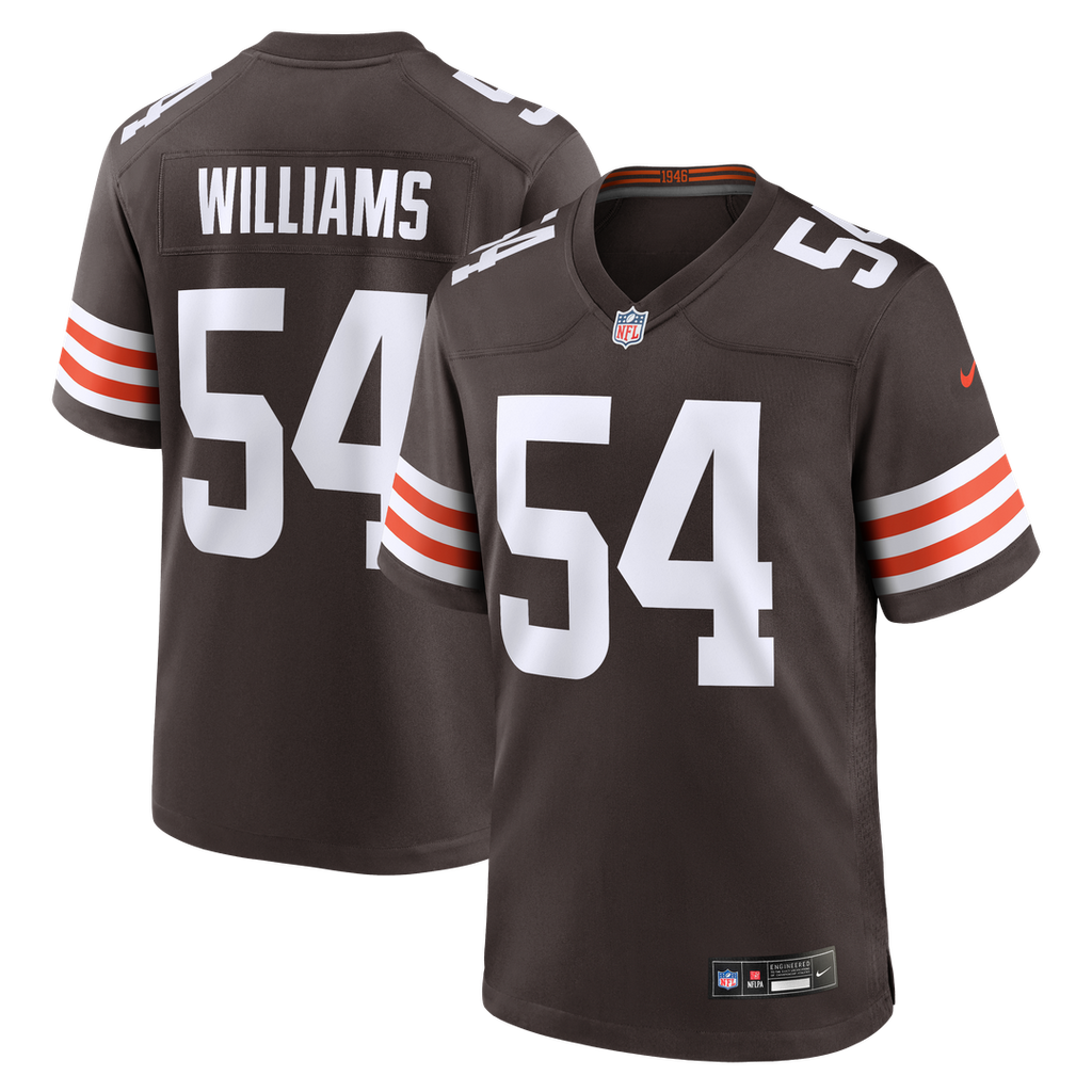 Cleveland Browns Sam Williams Nike Brown Team Game Jersey - product image 1