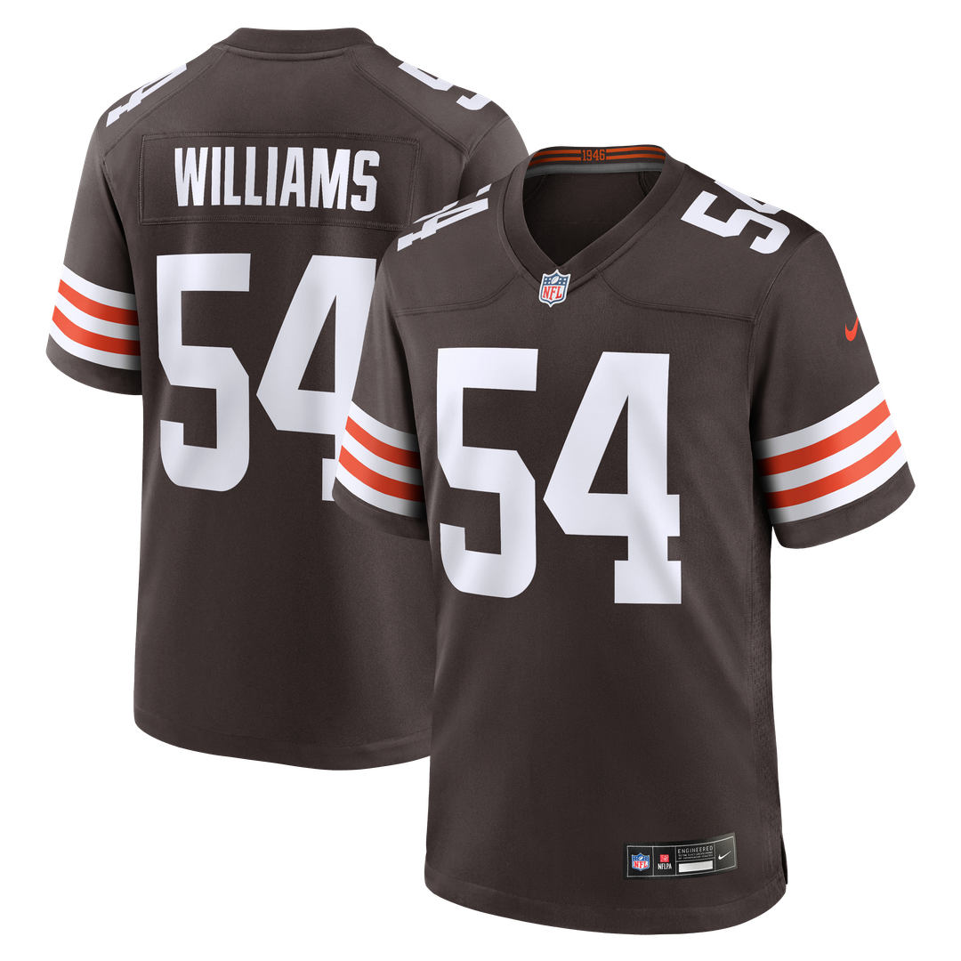 Cleveland Browns Sam Williams Nike Brown Team Game Jersey - product image 1