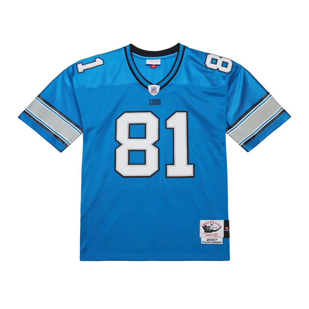 Detroit Lions Calvin Johnson Mitchell & Ness Black 2007 Authentic Throwback Jersey - product image 18