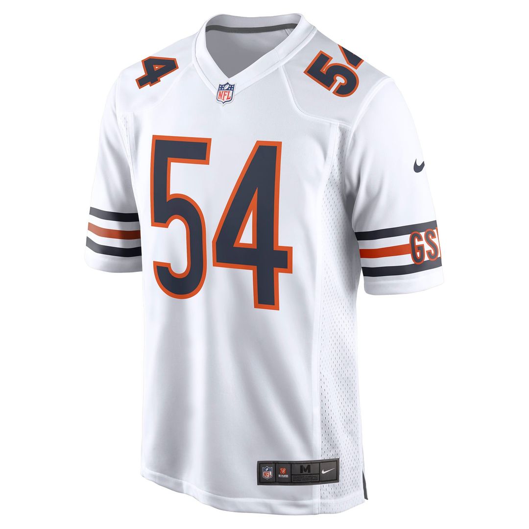Chicago Bears Brian Urlacher Nike White Retired Player Game Jersey - product image 2