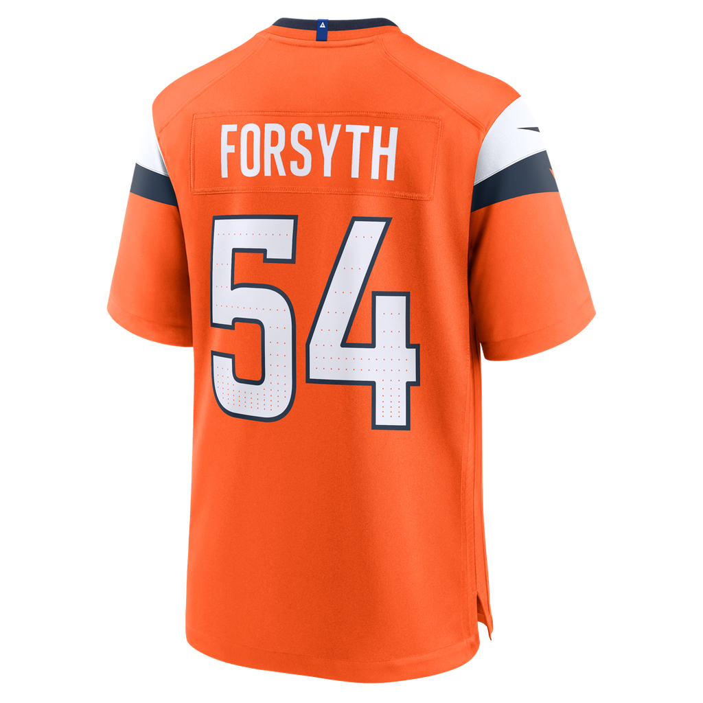 Denver Broncos Alex Forsyth Nike Orange Team Game Jersey - product image 3