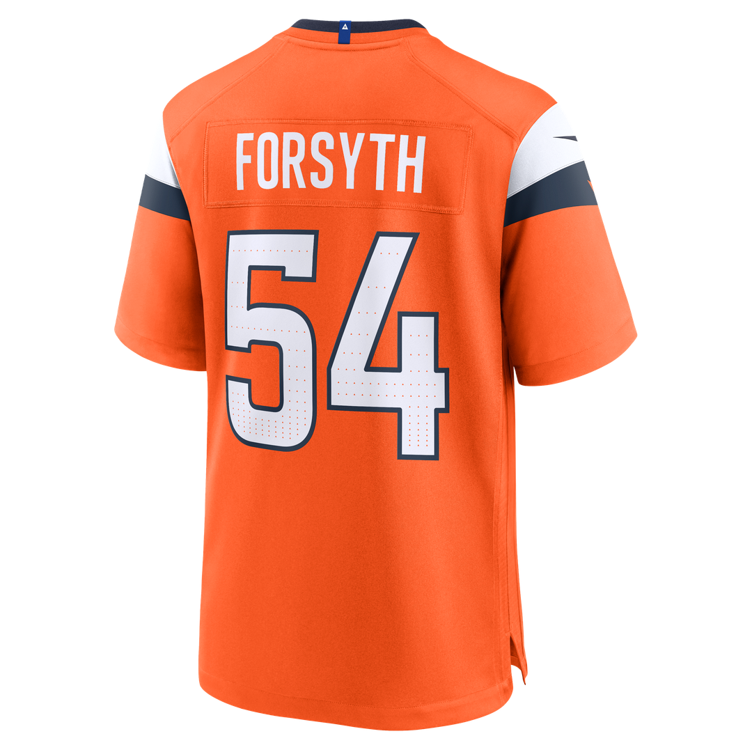 Denver Broncos Alex Forsyth Nike Orange Team Game Jersey - product image 3