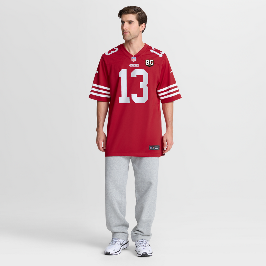 San Francisco 49ers Brock Purdy Nike White 80th Anniversary Game Jersey - product image 8