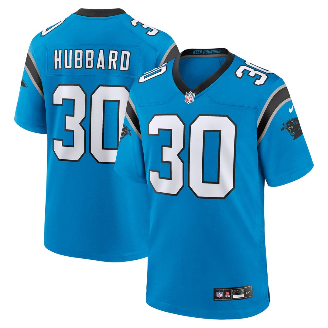 Carolina Panthers Chuba Hubbard Nike Blue Alternate Game Jersey - product image 7