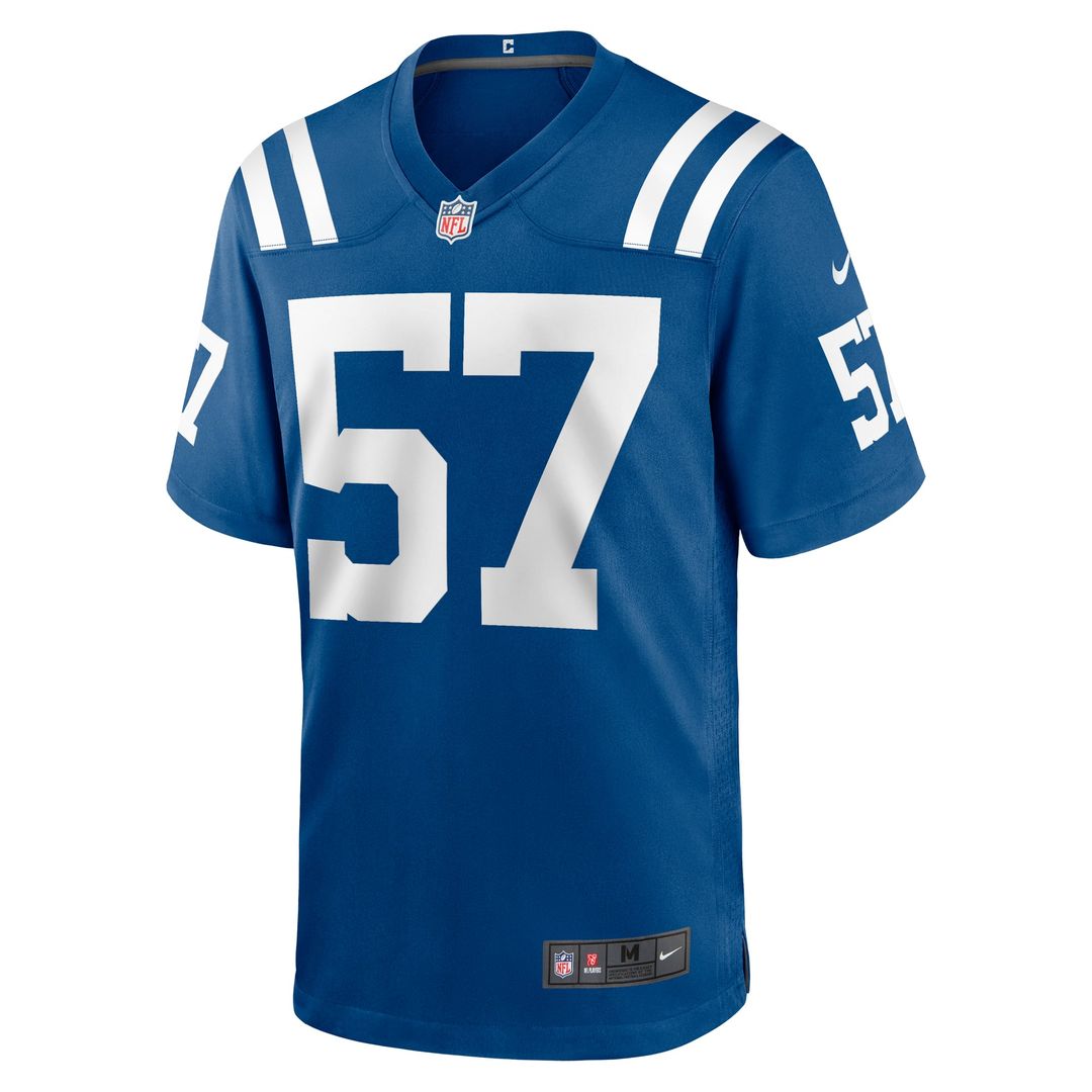 Indianapolis Colts Jaylon Carlies Nike Royal Game Jersey - product image 2