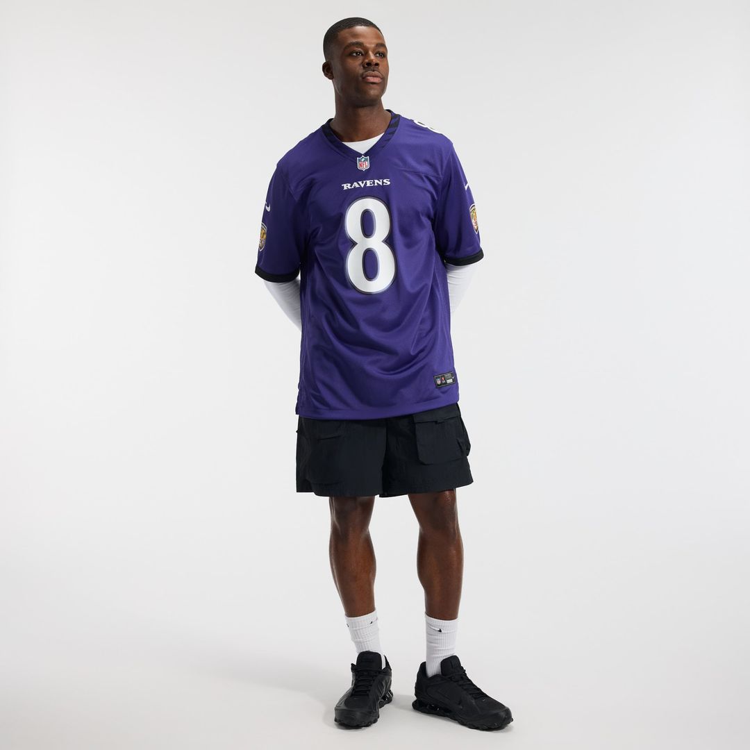 Baltimore Ravens Lamar Jackson Nike Purple Team Game Jersey - product image 5