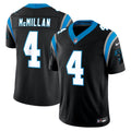 Carolina Panthers Tetairoa McMillan Nike Black Team Vapor F.U.S.E. Stitched Limited Jersey - product image 1