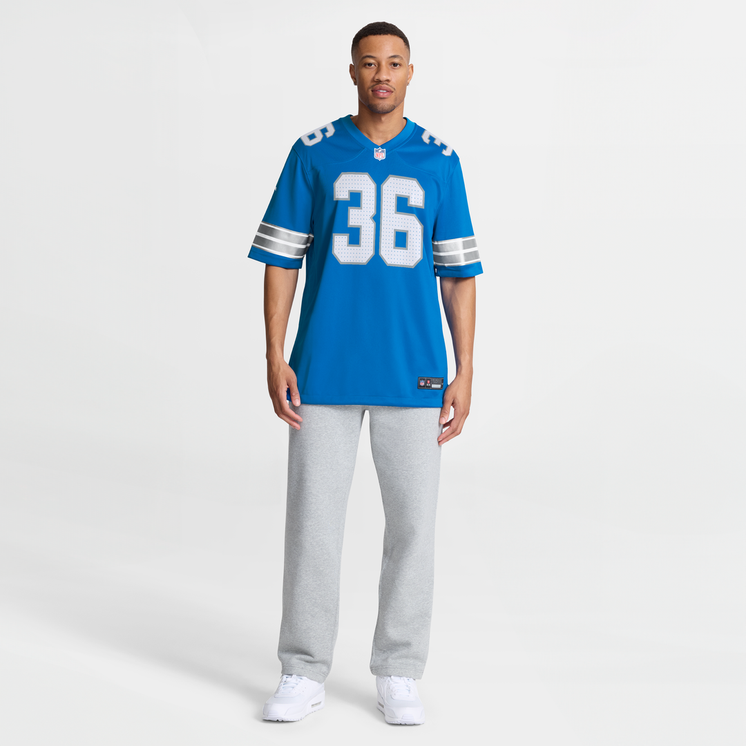 Detroit Lions Chuck Clark Nike Blue Team Game Jersey - product image 2
