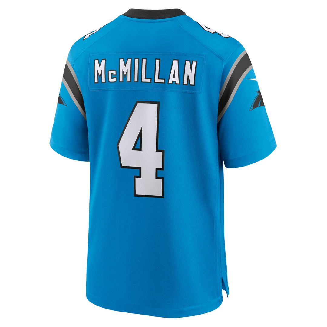 Carolina Panthers Tetairoa McMillan Nike Blue Alternate Game Jersey - product image 6