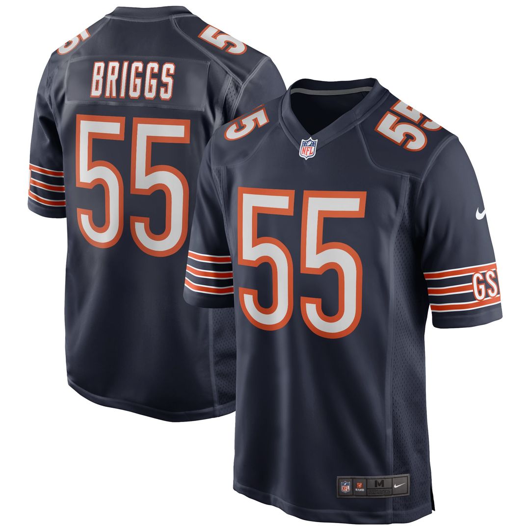 Chicago Bears Lance Briggs Nike Navy Game Retired Player Jersey - product image 1