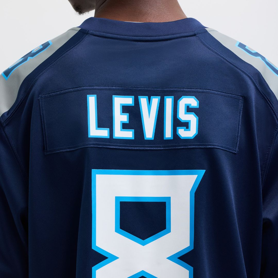 Tennessee Titans Will Levis Nike Navy Game Jersey - product image 8