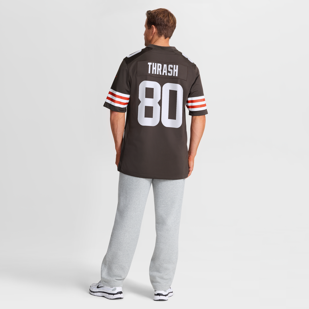 Cleveland Browns Jamari Thrash Nike Brown Team Game Jersey - product image 5