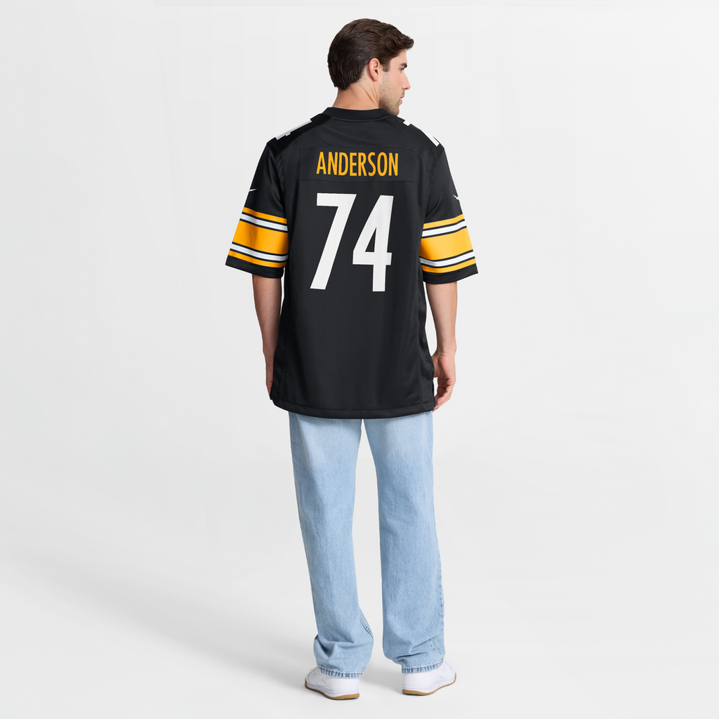 Pittsburgh Steelers Spencer Anderson Nike Black Game Jersey - product image 8