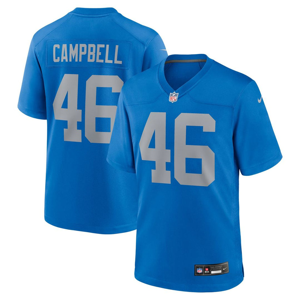 Detroit Lions Jack Campbell Nike Blue Alternate Game Jersey - product image 1