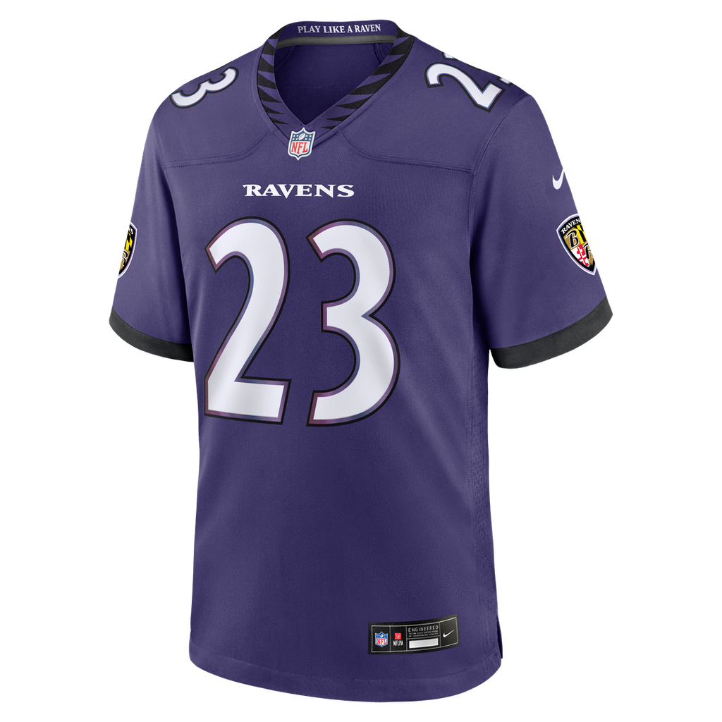 Baltimore Ravens Adam Randall Nike Purple Team Game Jersey - product image 2