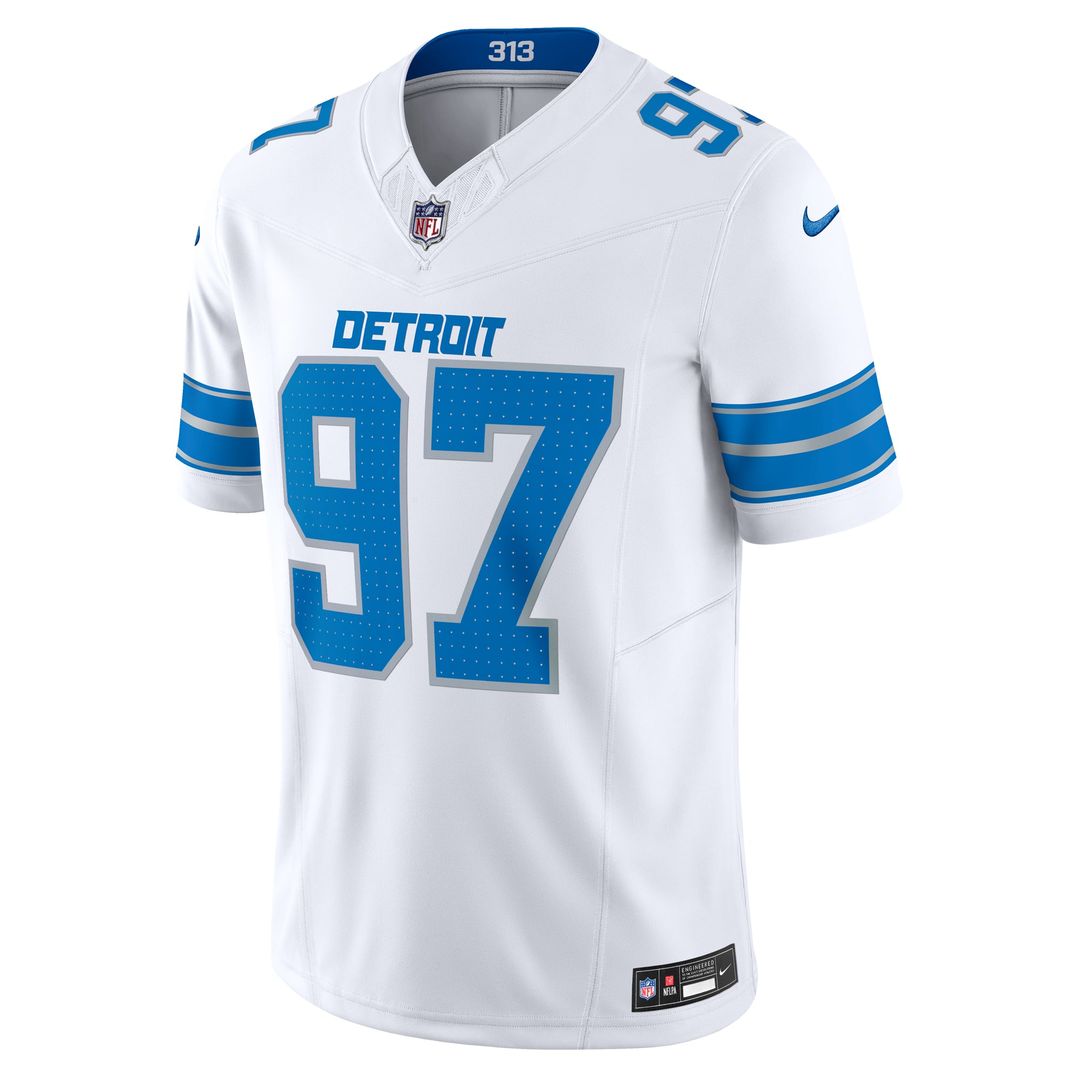 Detroit Lions Aidan Hutchinson Nike White Vapor F.U.S.E. Limited Jersey - product image 2
