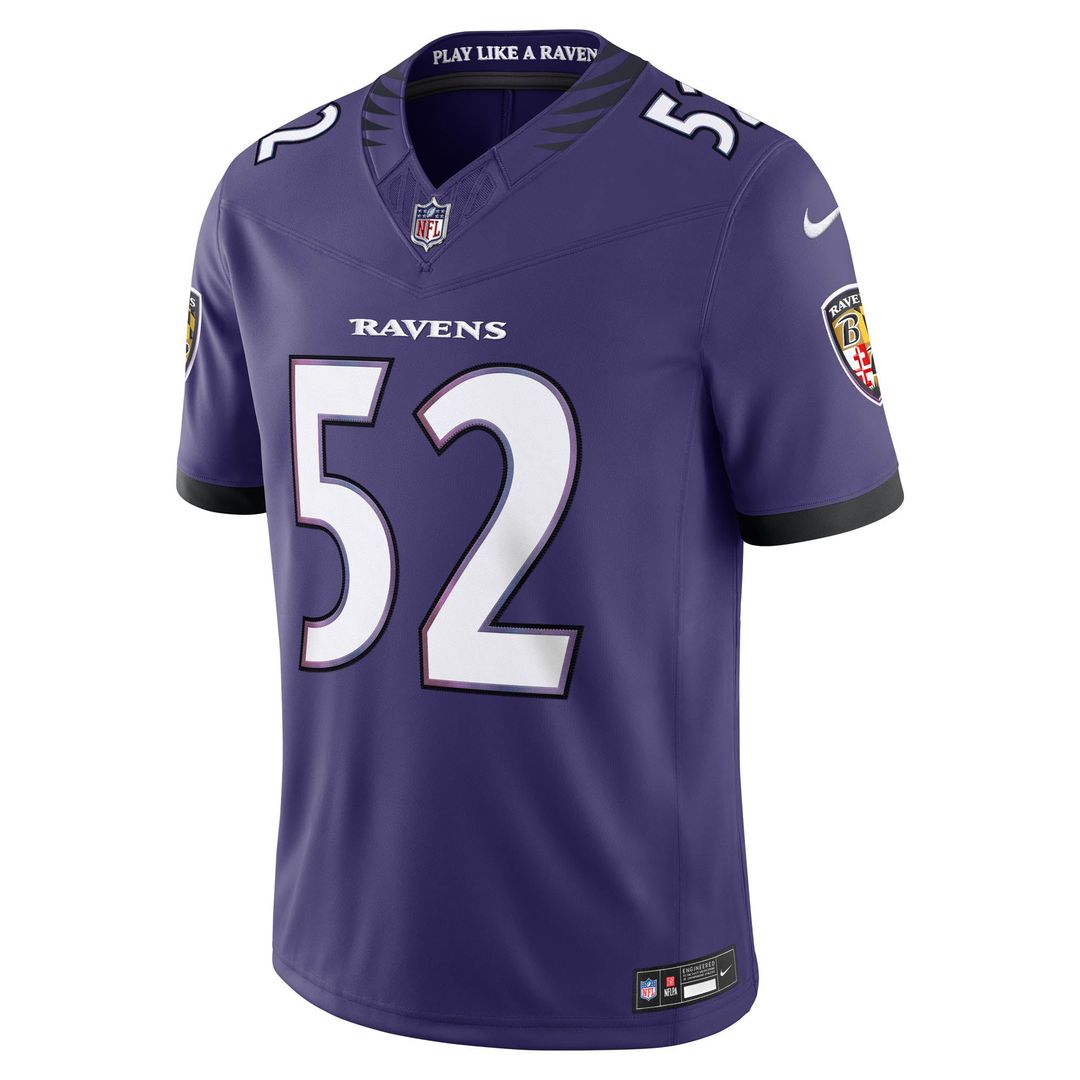 Baltimore Ravens Ray Lewis Nike Black Alternate Vapor F.U.S.E. Stitched Retired Player Limited Jersey - product image 8