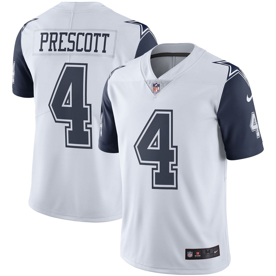 Dallas Cowboys Dak Prescott Nike Navy Vapor Limited Player Jersey - product image 7