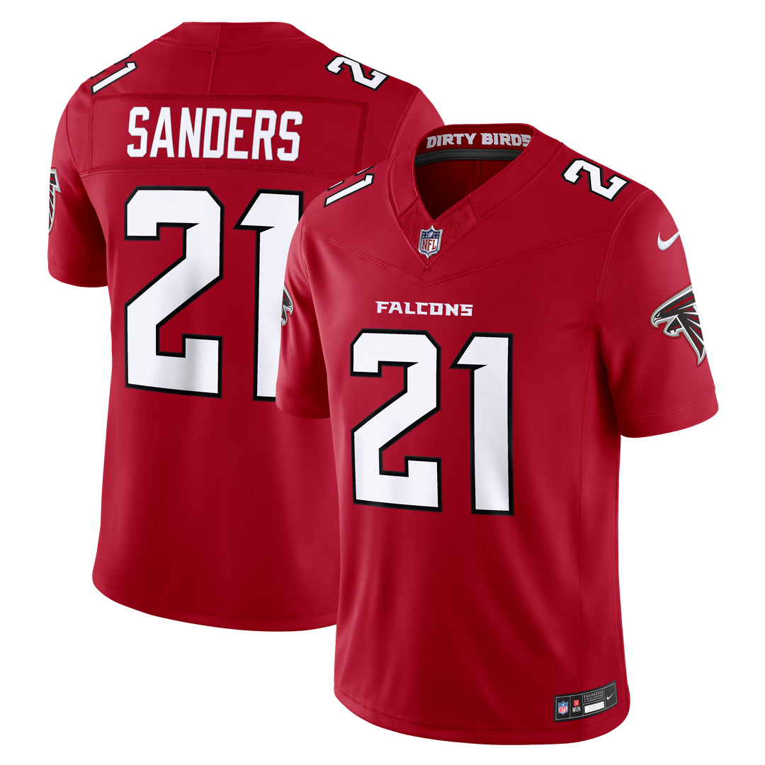 Atlanta Falcons Deion Sanders Nike Red Team Vapor F.U.S.E. Stitched Retired Limited Jersey - product image 1