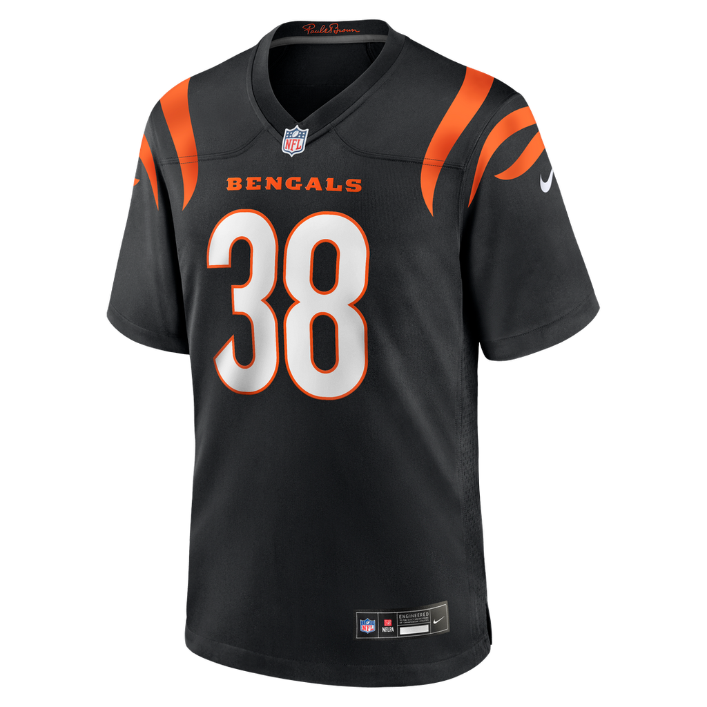 Cincinnati Bengals DJ Ivey Nike Black Team Game Jersey - product image 2