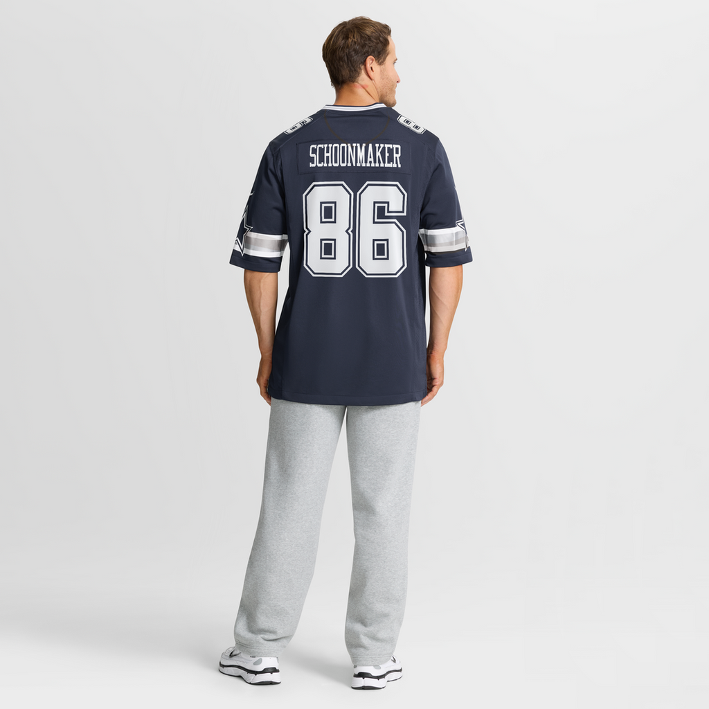 Dallas Cowboys Luke Schoonmaker Nike Navy Team Game Jersey - product image 8