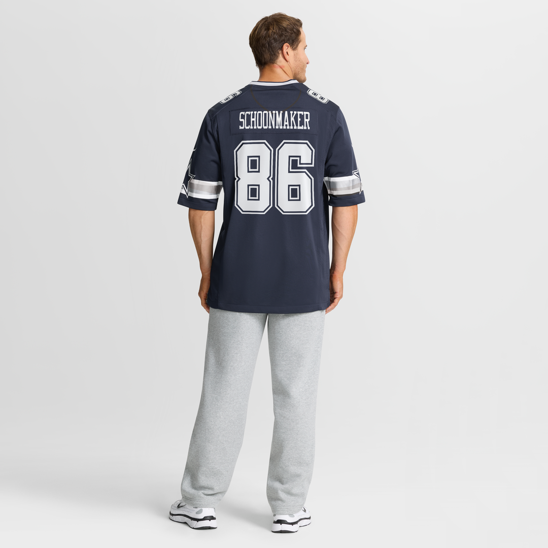 Dallas Cowboys Luke Schoonmaker Nike Navy Team Game Jersey - product image 8