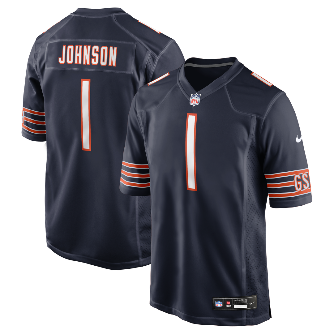Chicago Bears Jaylon Johnson Nike Navy Game Jersey - product image 1
