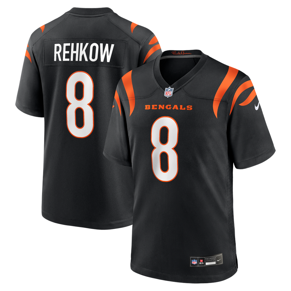 Cincinnati Bengals Ryan Rehkow Nike Black Game Jersey - product image 1