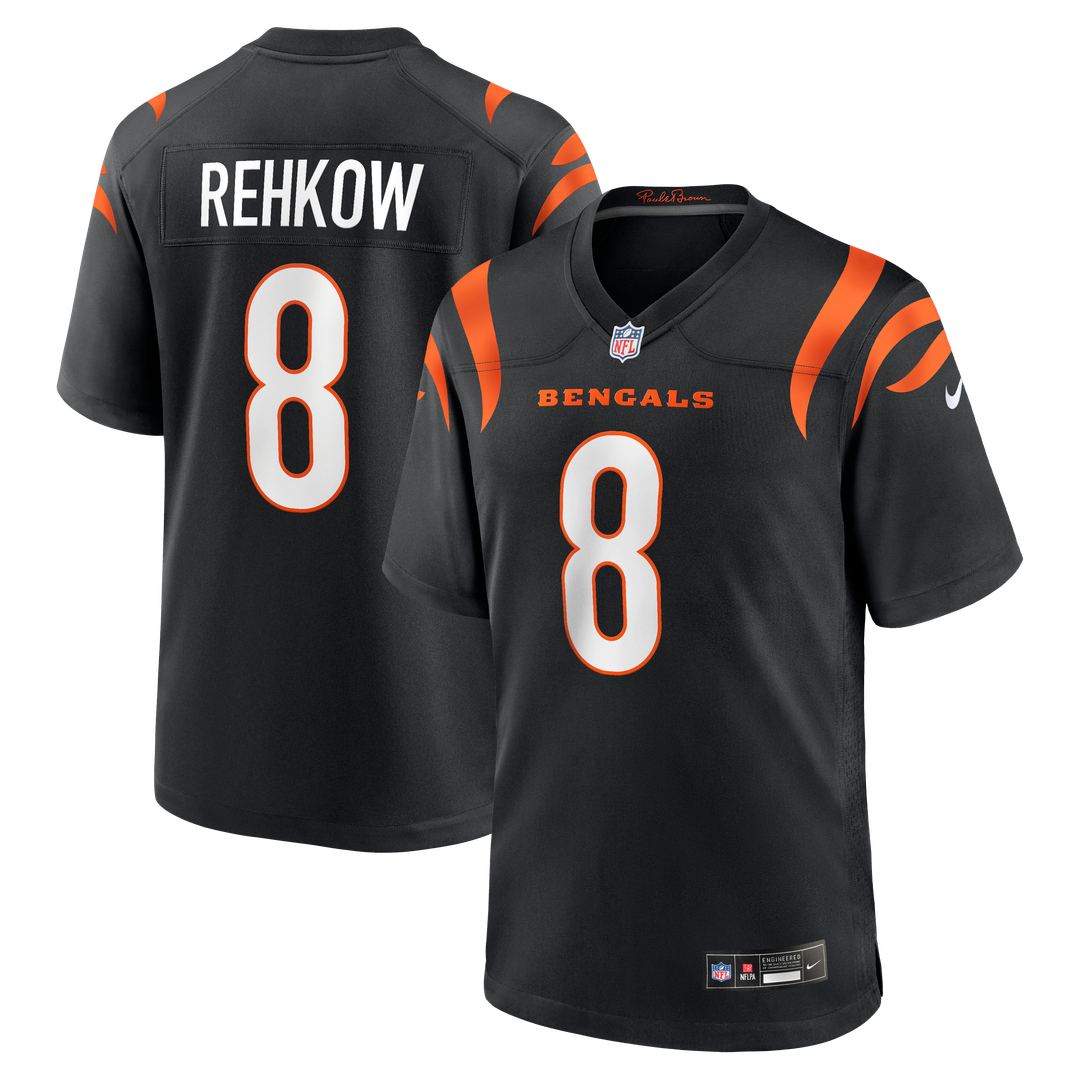 Cincinnati Bengals Ryan Rehkow Nike Black Game Jersey - product image 1