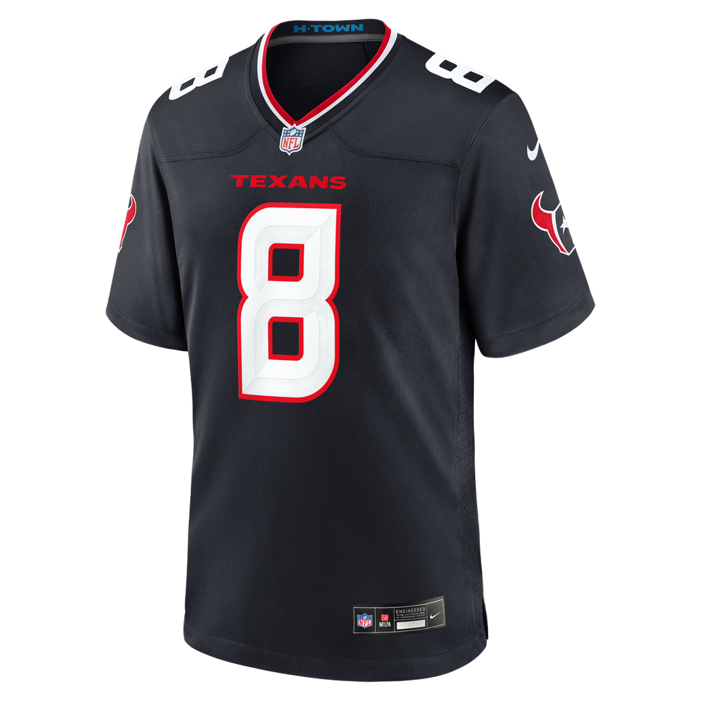 Houston Texans Cade Stover Nike Navy Team Game Jersey - product image 2