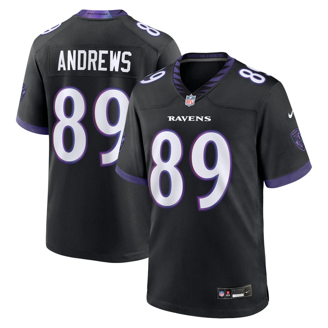 Baltimore Ravens Mark Andrews Nike Black Alternate Game Jersey - product image 1