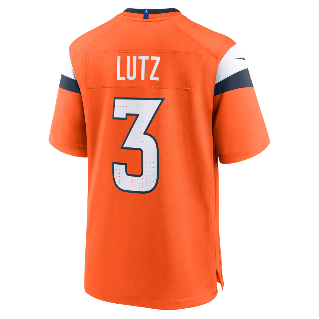 Denver Broncos Wil Lutz Nike Orange Team Game Jersey - product image 3