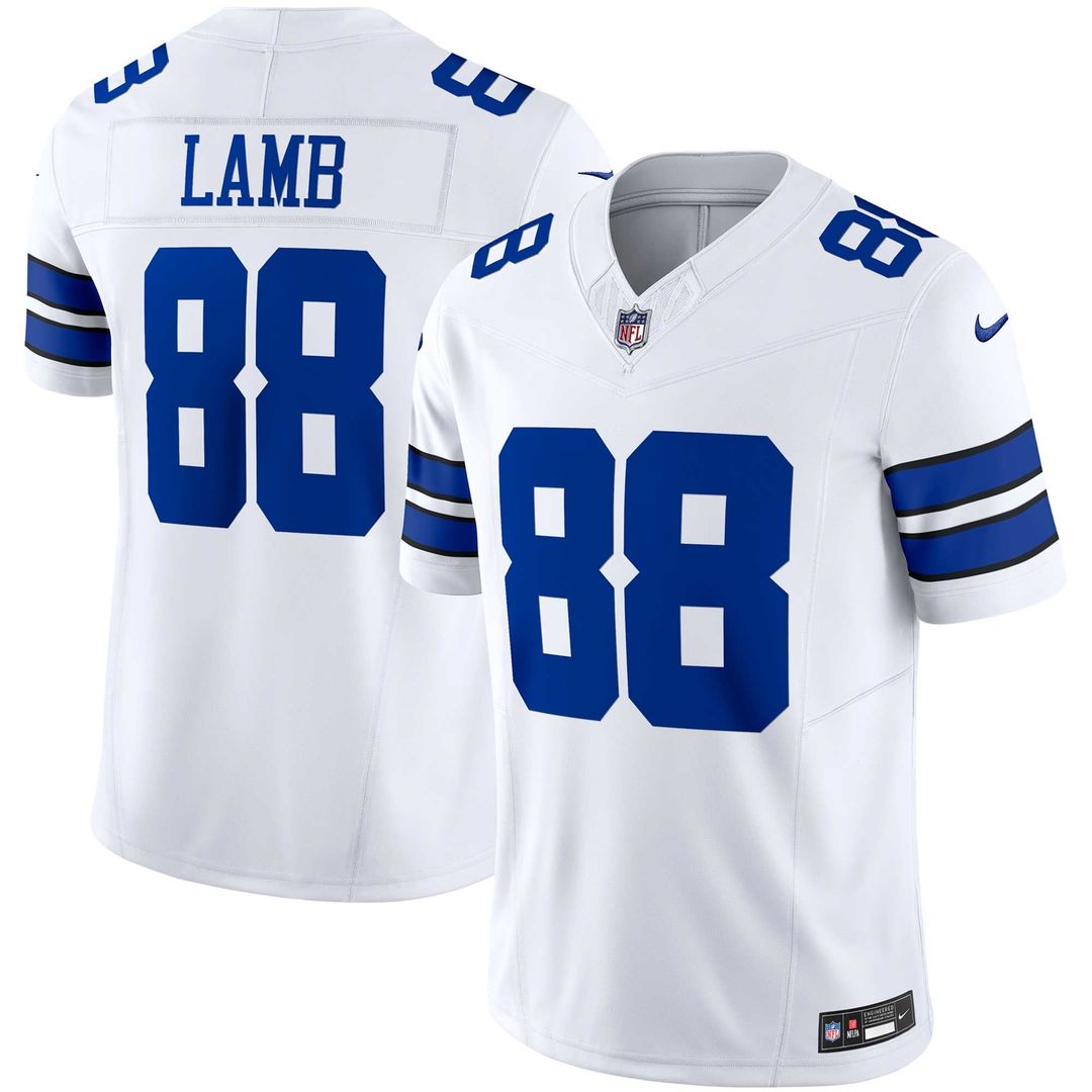 Dallas Cowboys CeeDee Lamb Nike White Vapor F.U.S.E. Limited Jersey - product image 4