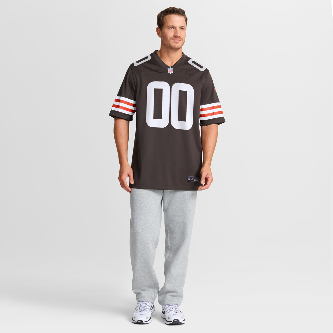Cleveland Browns Justin Jefferson Nike Brown Game Jersey - product image 4