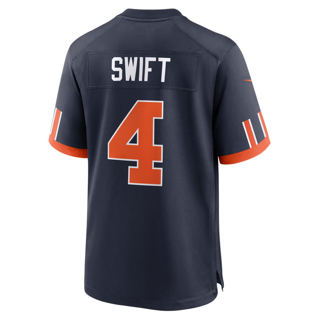 Chicago Bears D'Andre Swift Nike Navy 2026 Rivalries Collection Game Jersey - product image 3