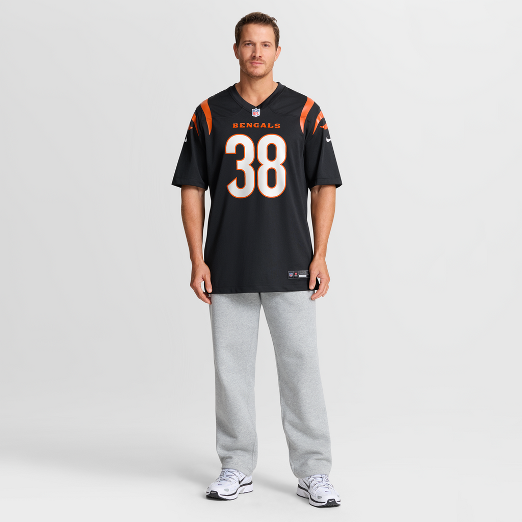 Cincinnati Bengals DJ Ivey Nike Black Team Game Jersey - product image 7