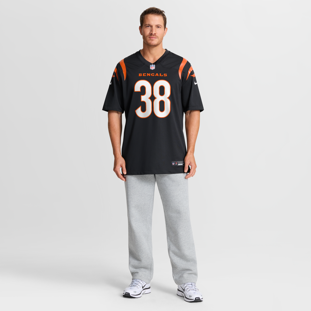 Cincinnati Bengals DJ Ivey Nike Black Team Game Jersey - product image 7