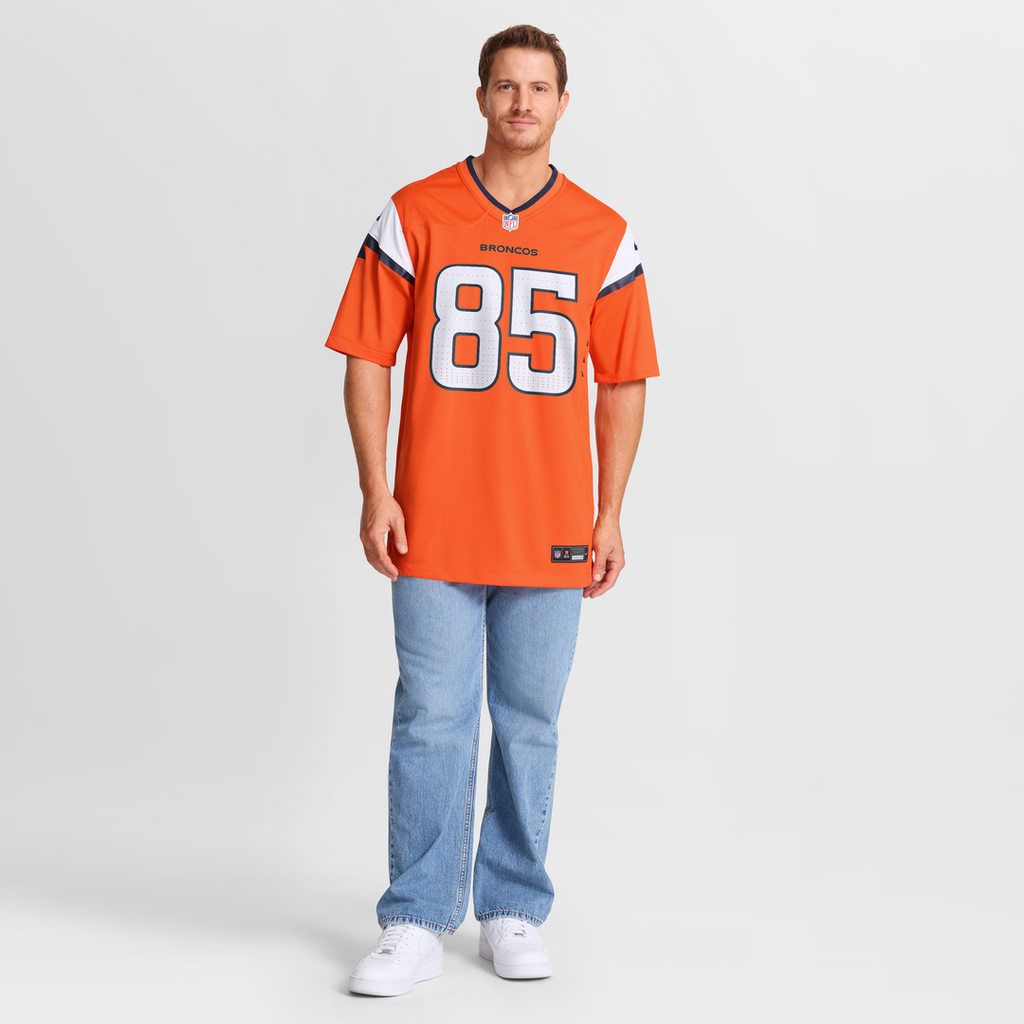 Denver Broncos Lucas Krull Nike Orange Team Game Jersey - product image 7