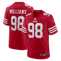 San Francisco 49ers Mykel Williams Nike Scarlet Game Player Jersey - product image 1