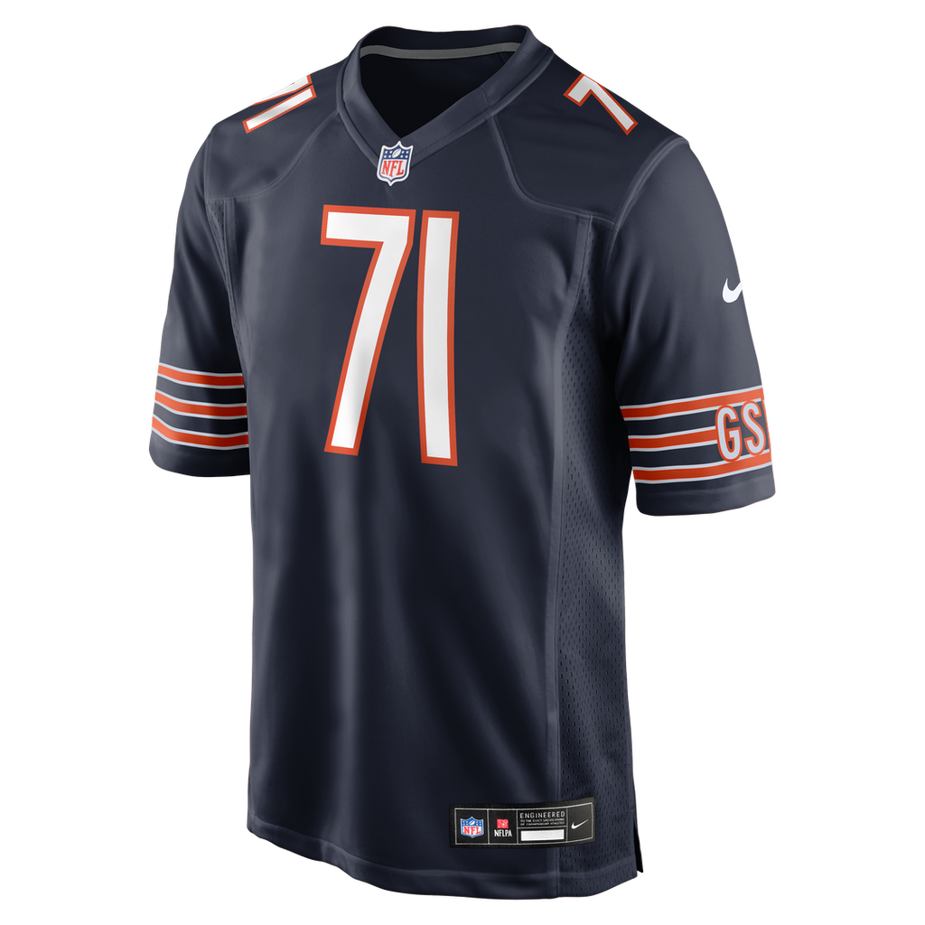 Chicago Bears Ryan Bates Nike Navy Game Jersey - product image 2