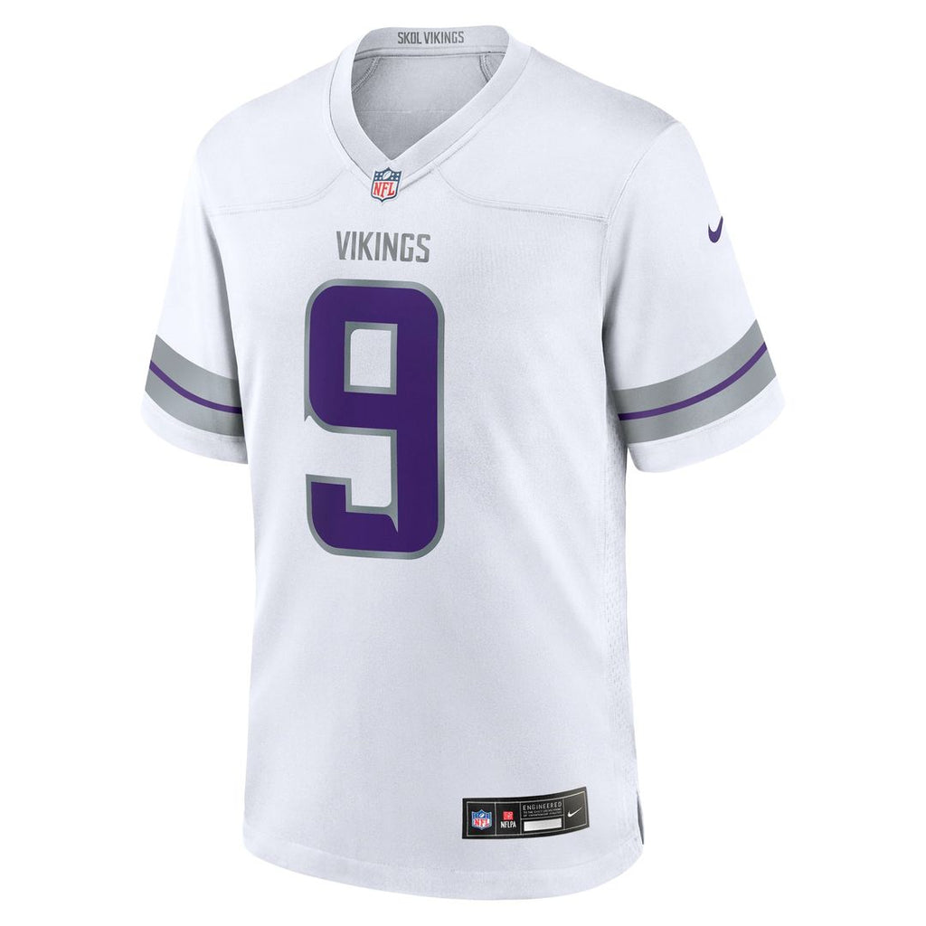 Minnesota Vikings J.J. McCarthy Nike White Alternate Game Player Jersey - product image 2