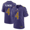 Baltimore Ravens Zay Flowers Nike Purple Alternate Game Jersey - product image 4