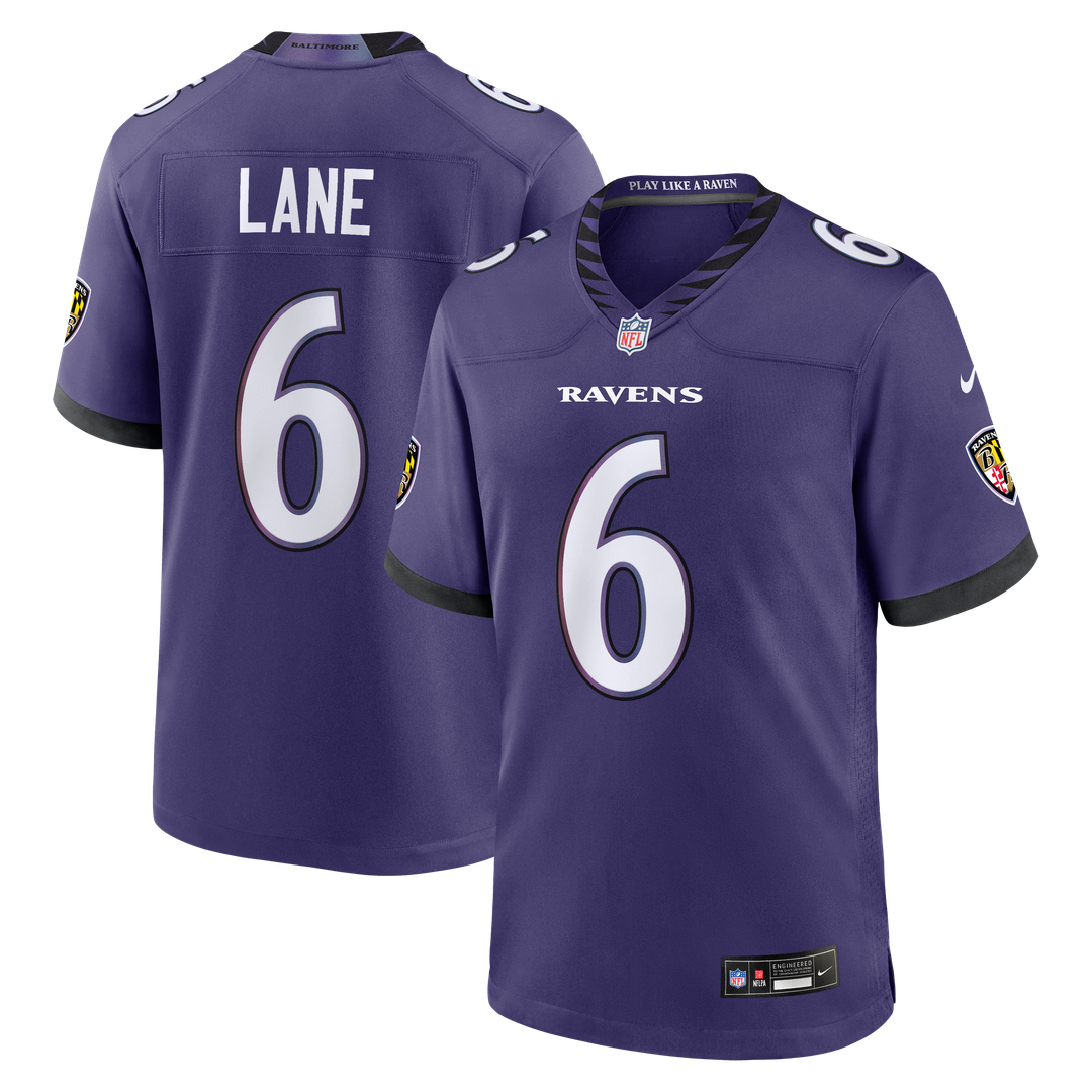 Baltimore Ravens Ja'Kobi Lane Nike Purple Team Game Jersey - product image 1
