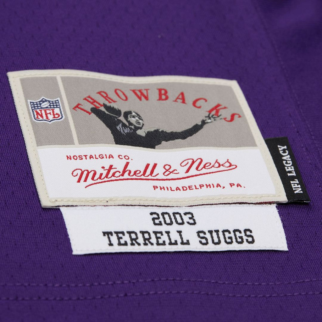 Baltimore Ravens Terrell Suggs Mitchell & Ness Purple 2003 Legacy Replica Jersey - product image 13