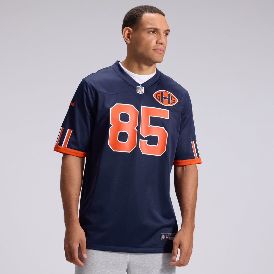 Chicago Bears Cole Kmet Nike Navy 2026 Rivalries Collection Game Jersey - product image 3